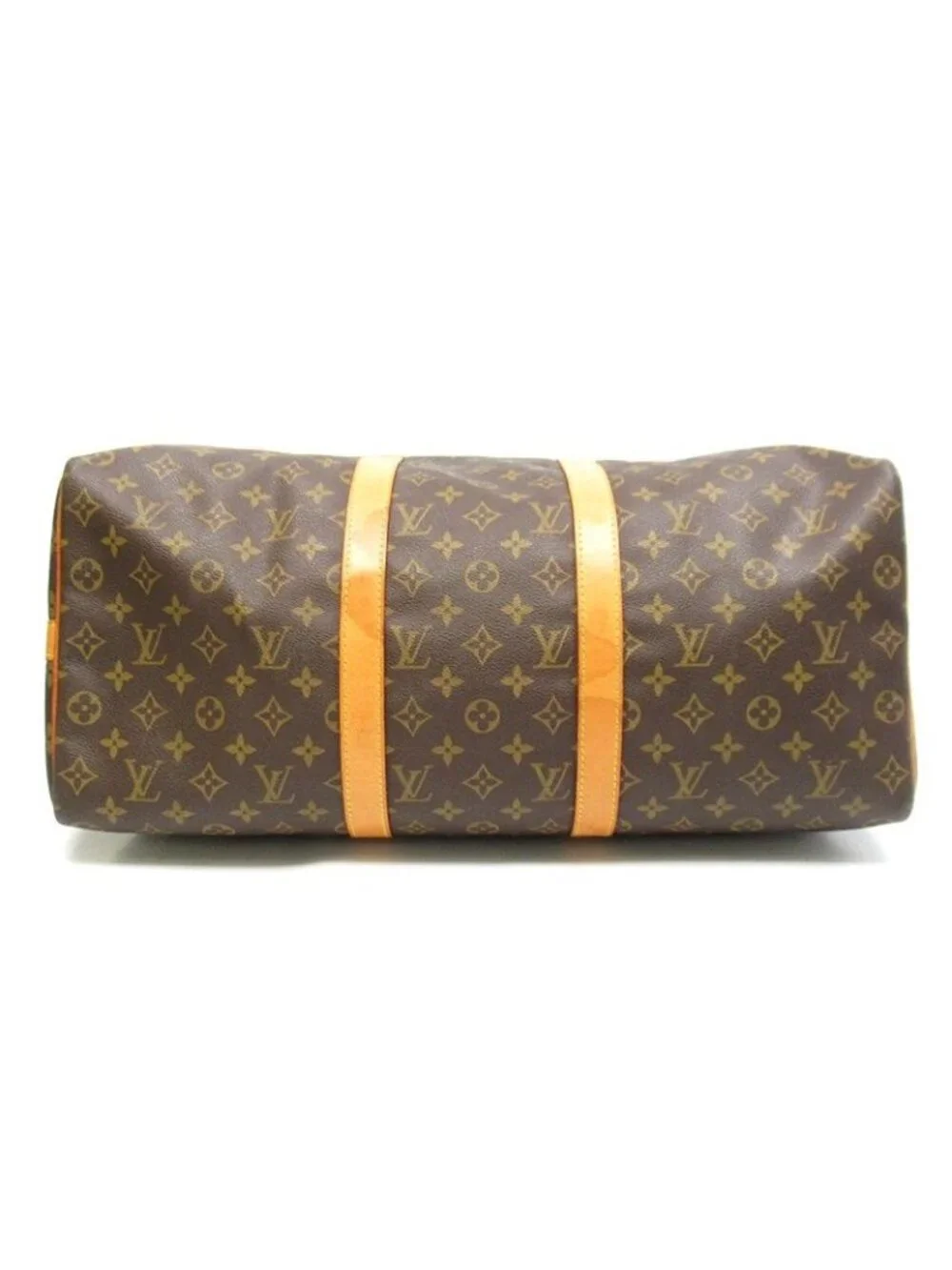 Louis Vuitton Keepall Bandouliere 50 Monogram Boston Bag Brown